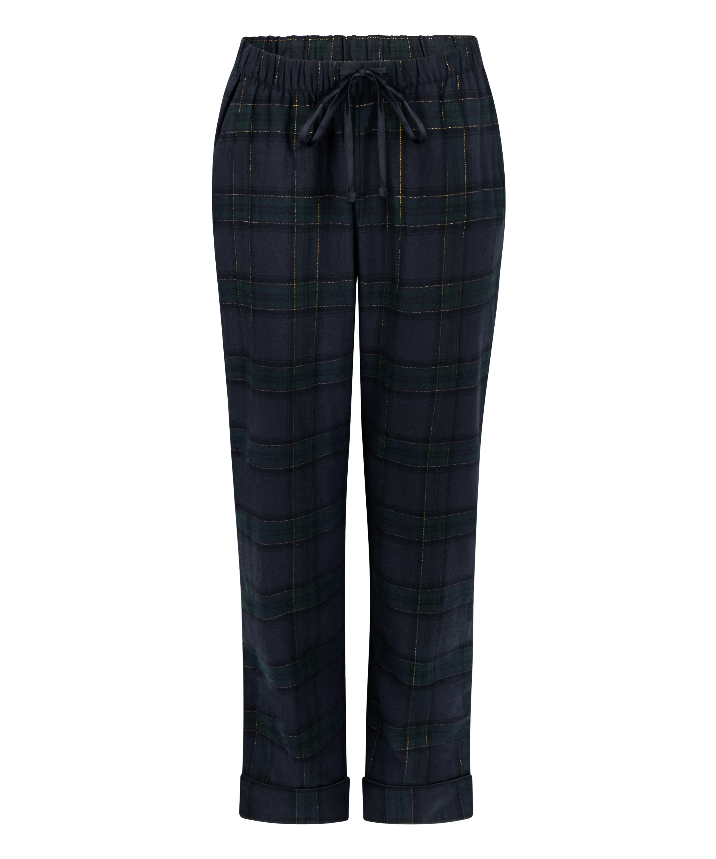 Pantalon de Pyjama Flanel, Bleu, main