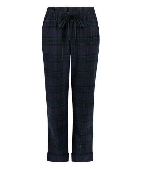 Pantalon de Pyjama Flanel, Bleu