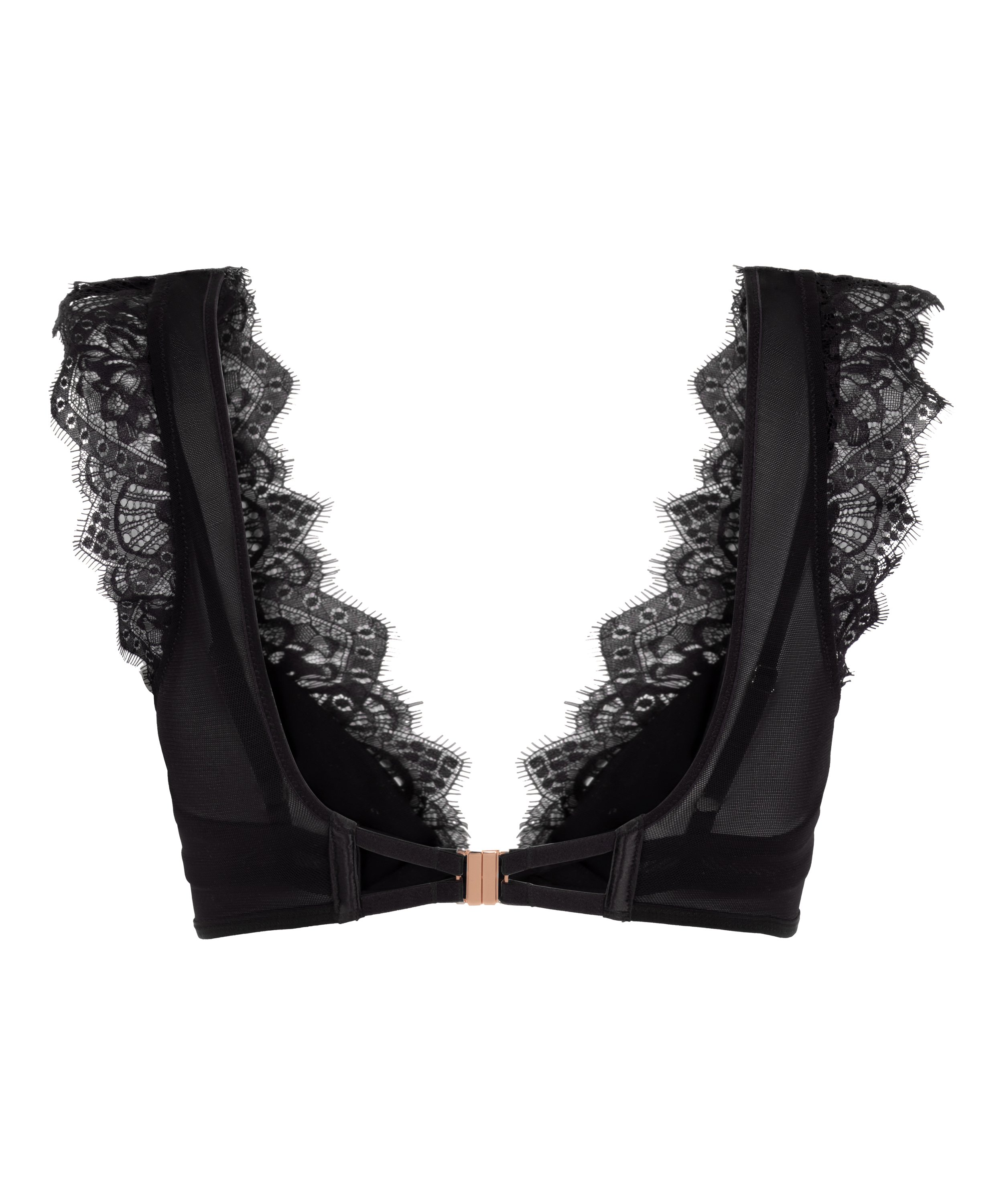 Soutien-gorge bustier non-rembourré à armatures Zoe, Noir, main