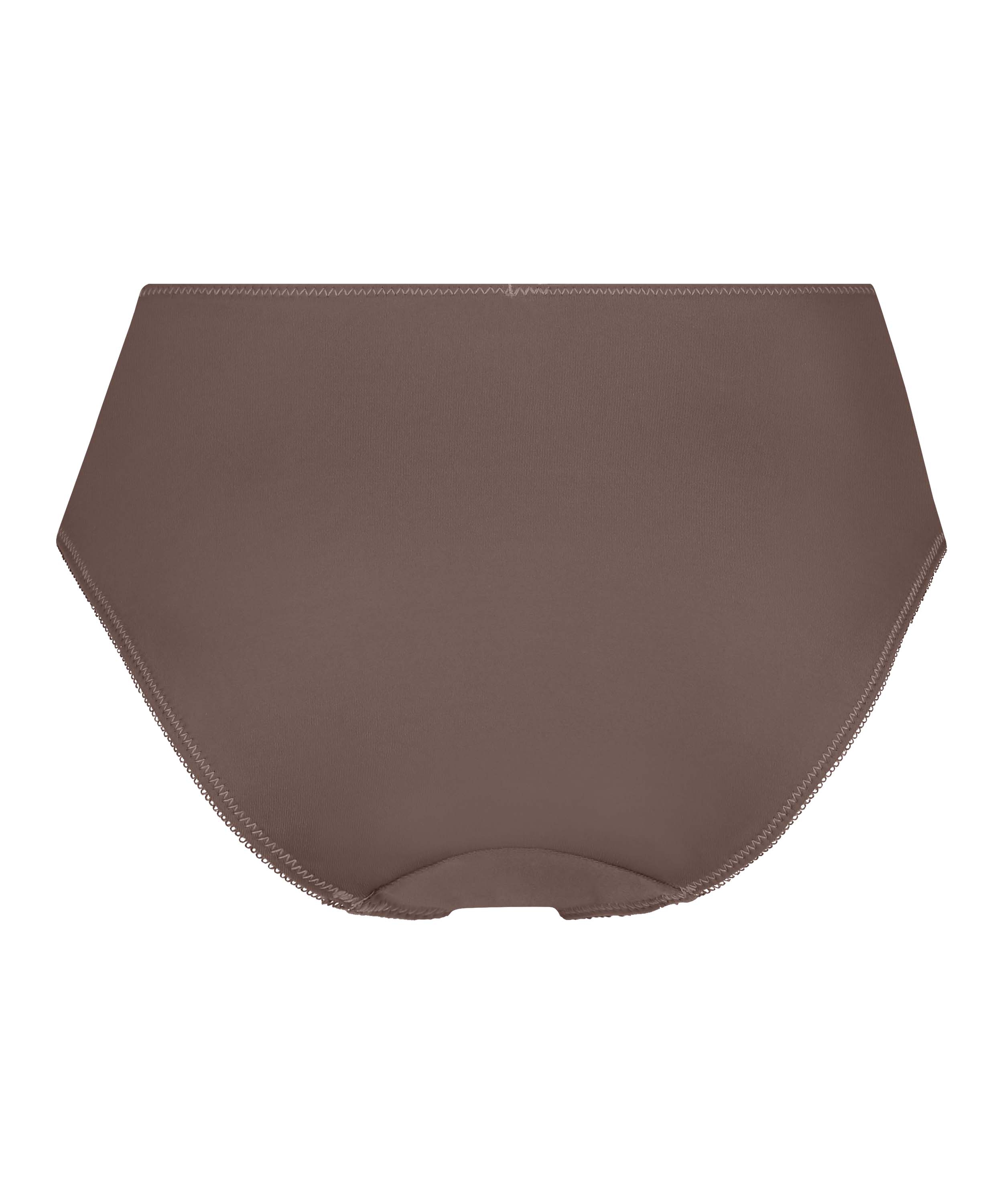 Slip taille haute Diva, Marron, main