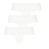 Lot de 3 boxers string Florence, Blanc
