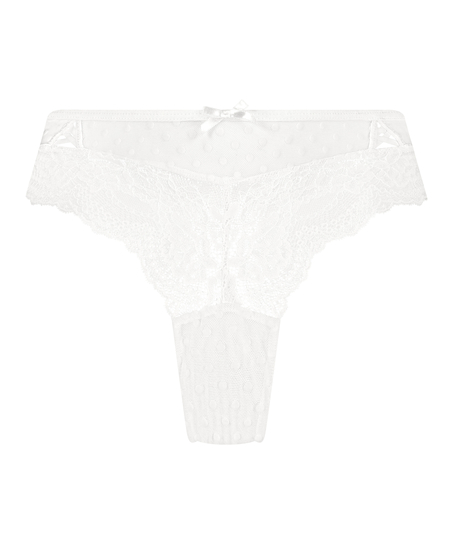 Slip brésilien Tonia, Blanc