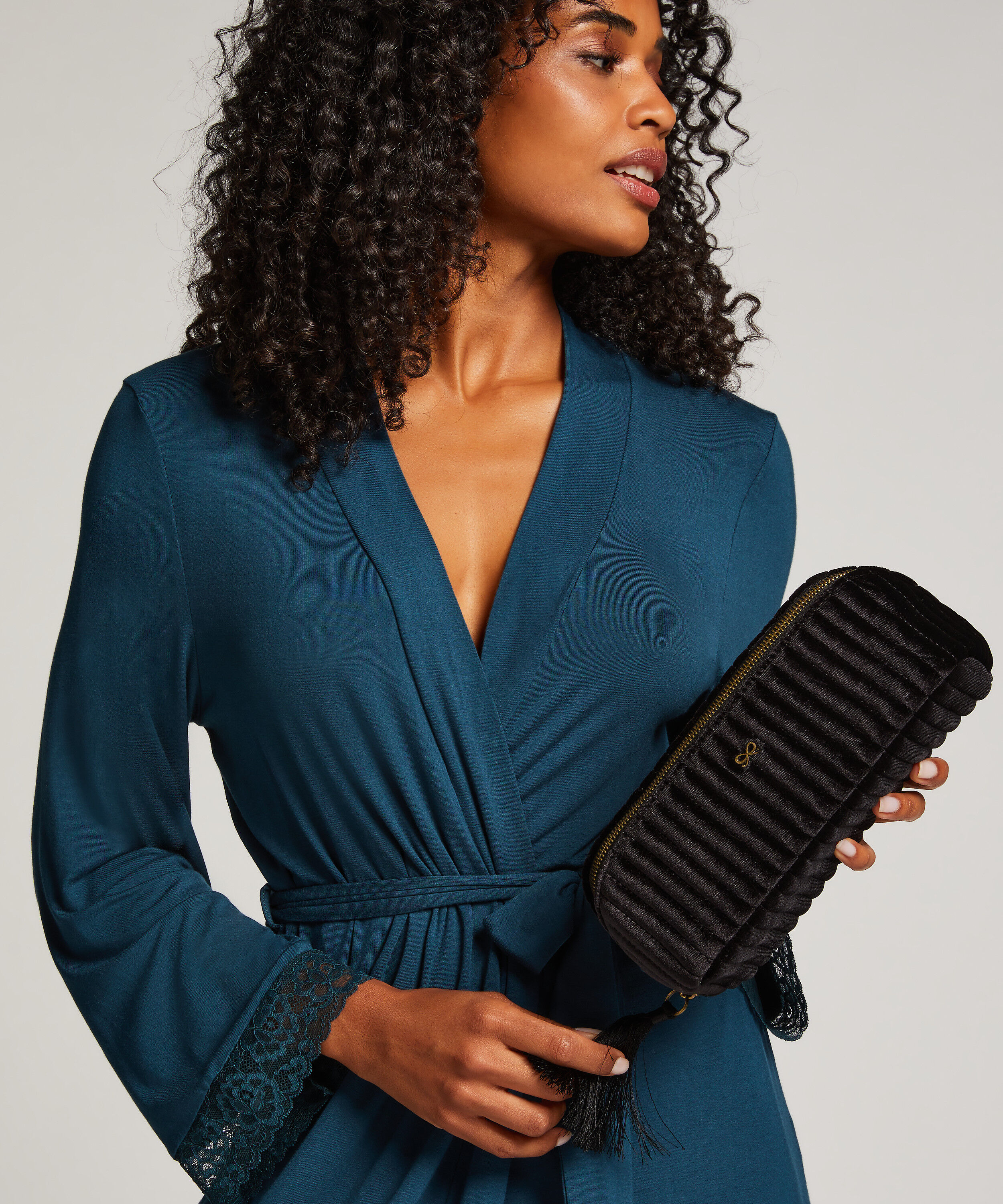 Petite trousse de maquillage Velours, Rose