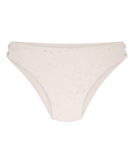 Bas de bikini Crochet, Blanc