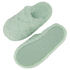 Pantoufles Fake Fur, Vert