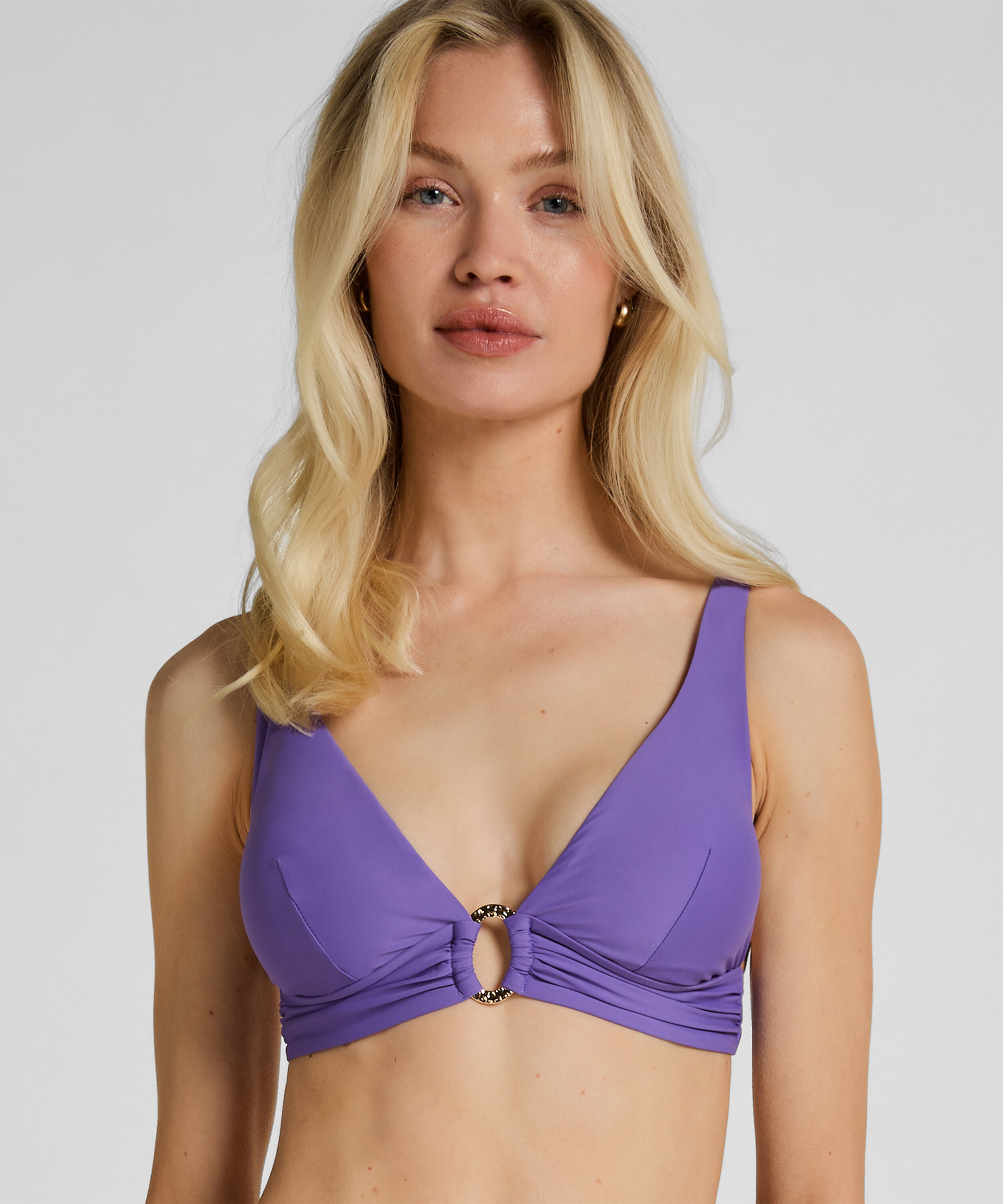 Triangle Bikini Top Luxe, Violet