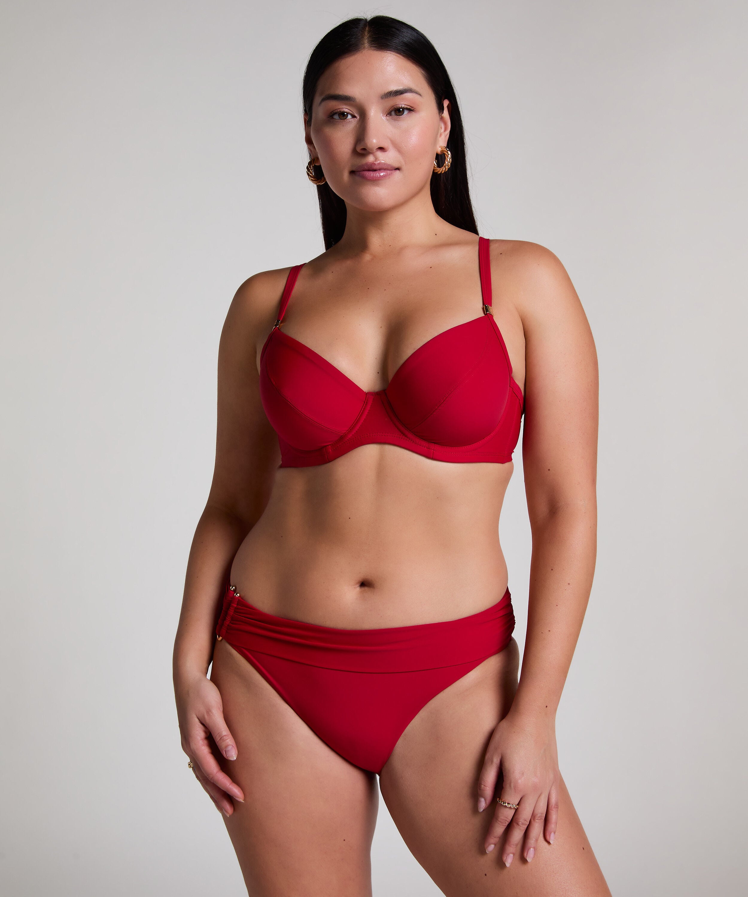 Bas de bikini Luna, Rouge