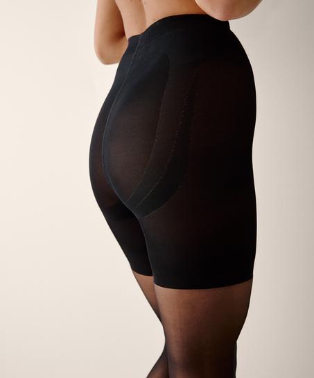 Collants 15 Deniers Lift & Shape Total, Noir