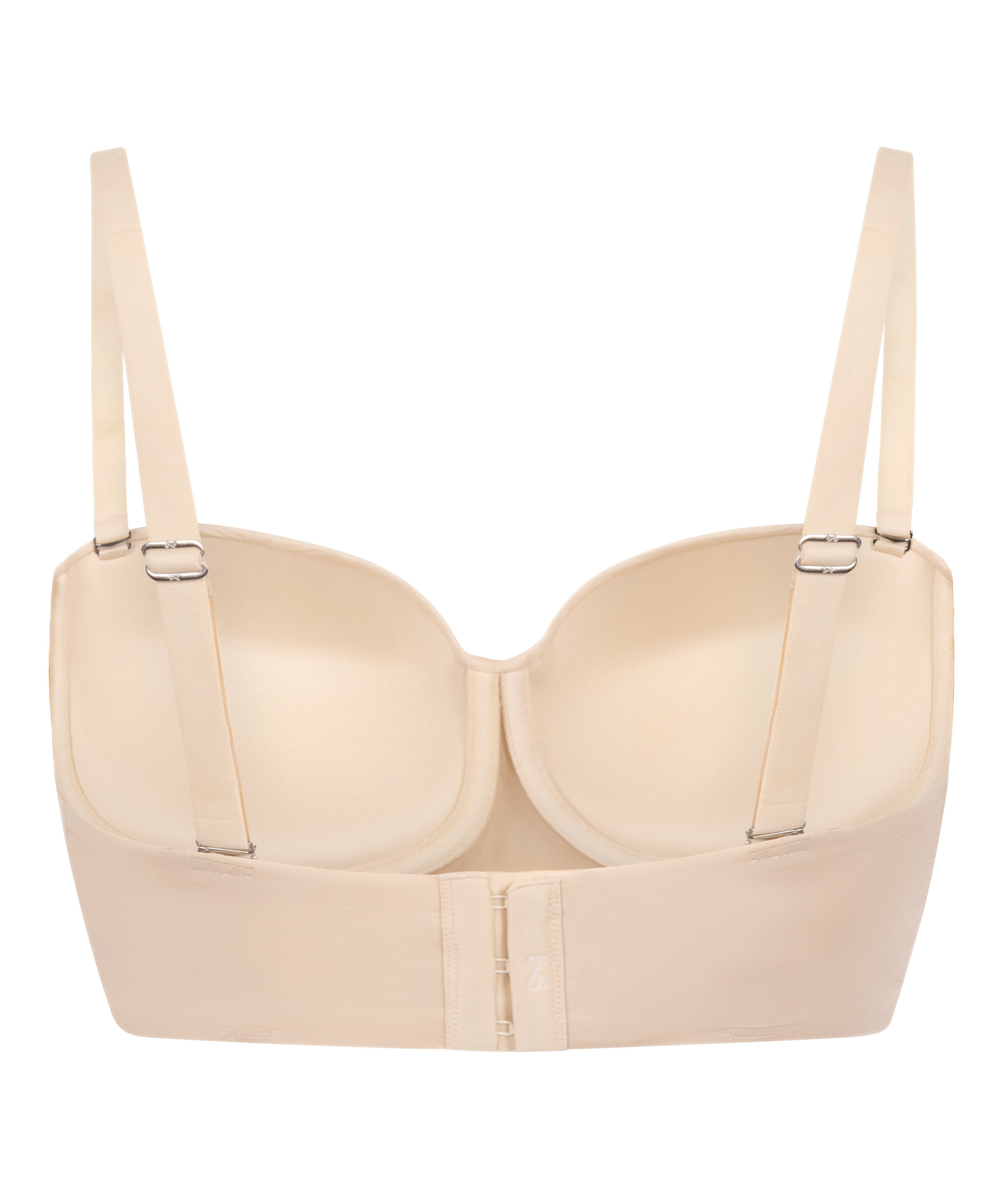 Soutien-gorge push-up sans bretelles à armatures préformé Smooth, Beige, main