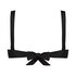 Haut de bikini triangle Luxe, Noir