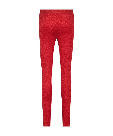 Legging en velours, Rouge