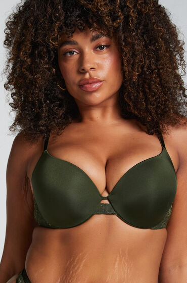 Hunkemöller Soutien-gorge à armatures push-up préformé Lea Vert