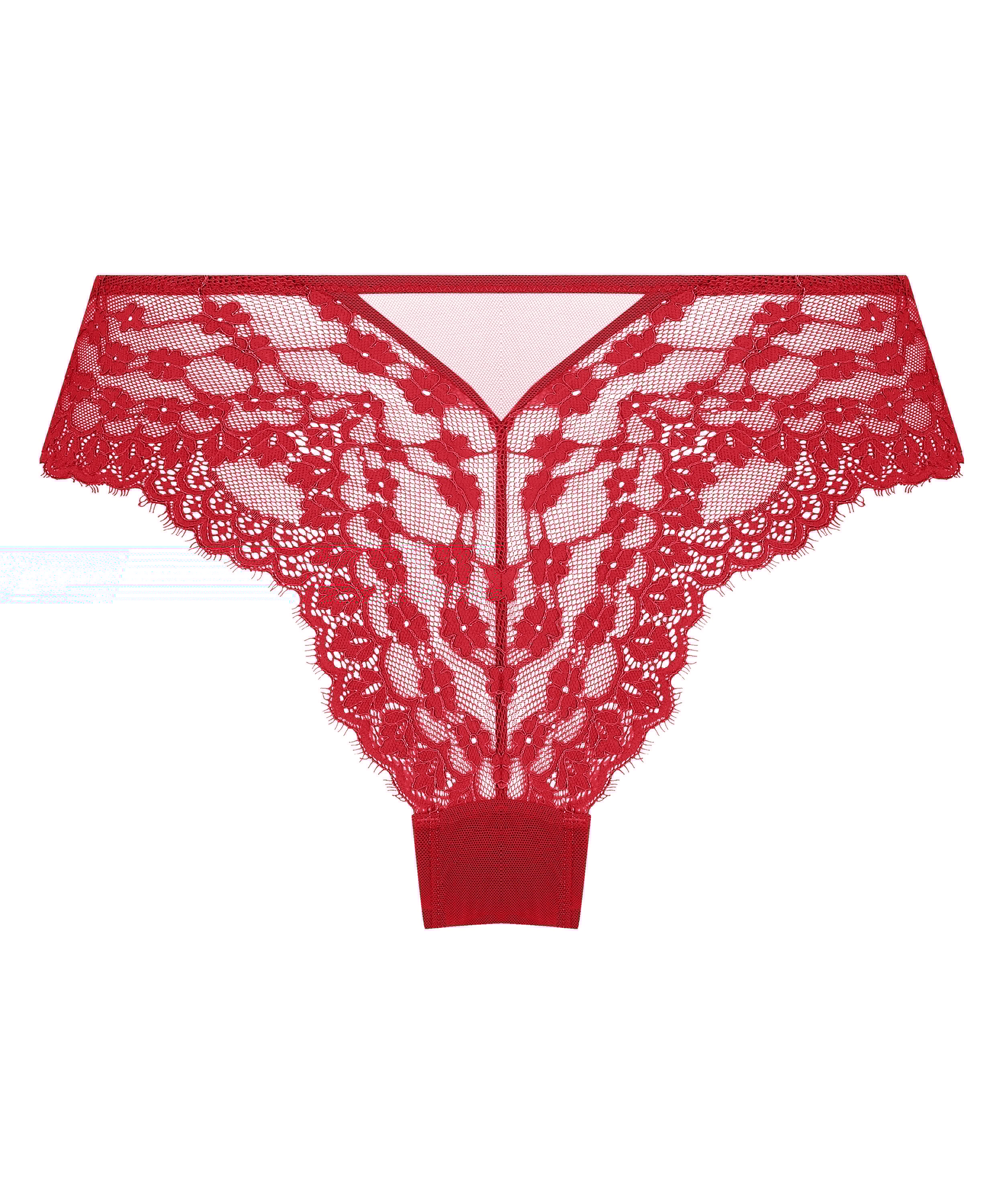 Slip brésilien Daisy, Rouge, main