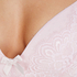 Soutien-gorge push-up rembourré sans armatures Bessie, Rose