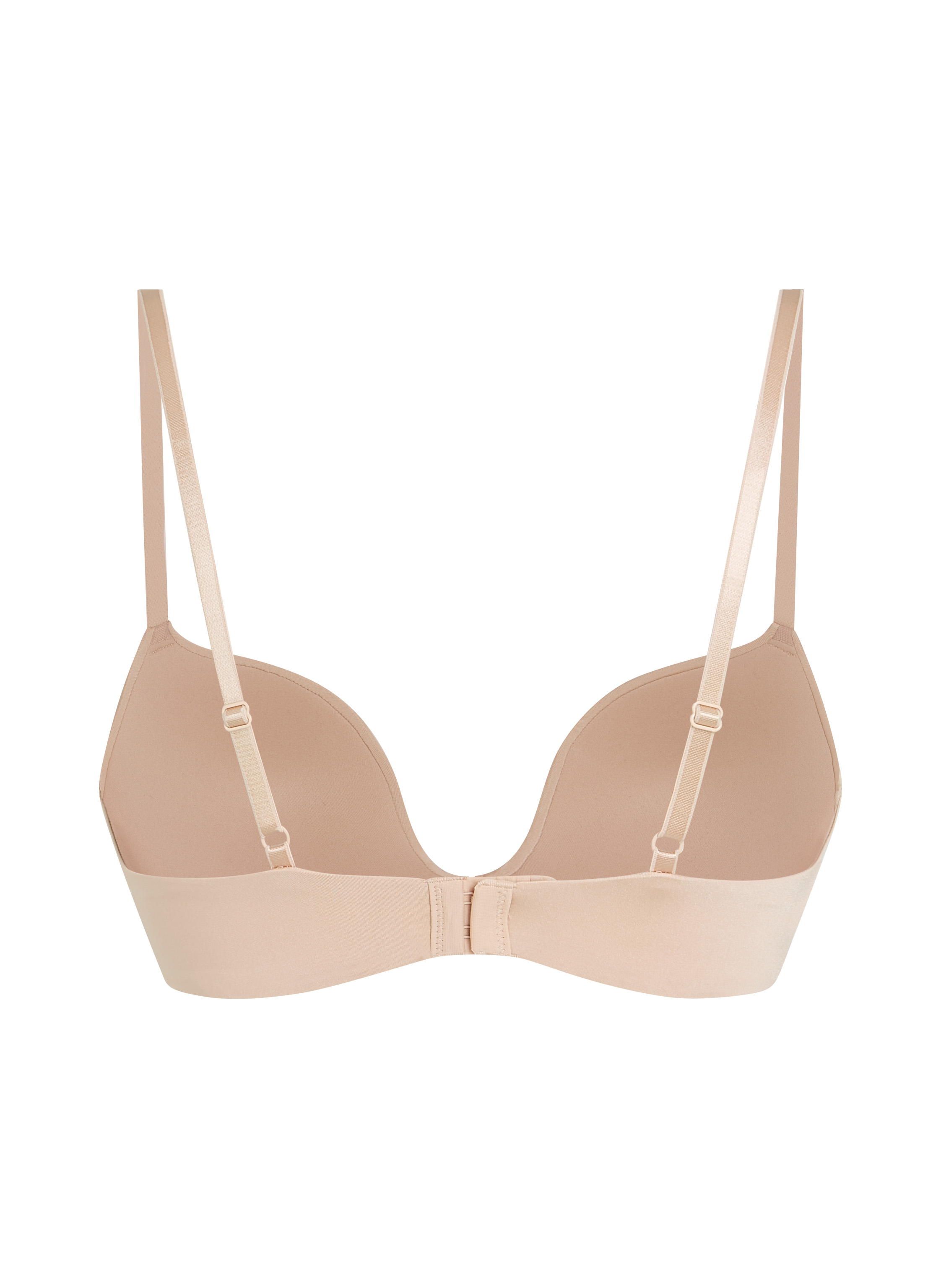 Soutien-gorge &agrave; armatures pr&eacute;form&eacute; push-up Deep-V, Beige, main