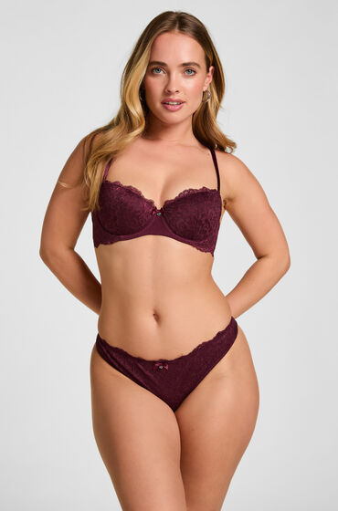 Hunkemöller String Marine Violet