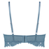 Soutien-gorge pr&eacute;form&eacute; sans armatures longline Shiloh, Bleu