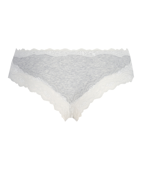 Slip brésilien coton, Gris