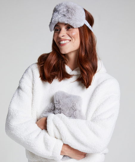 Bouillotte Masque de nuit ensemble, Gris