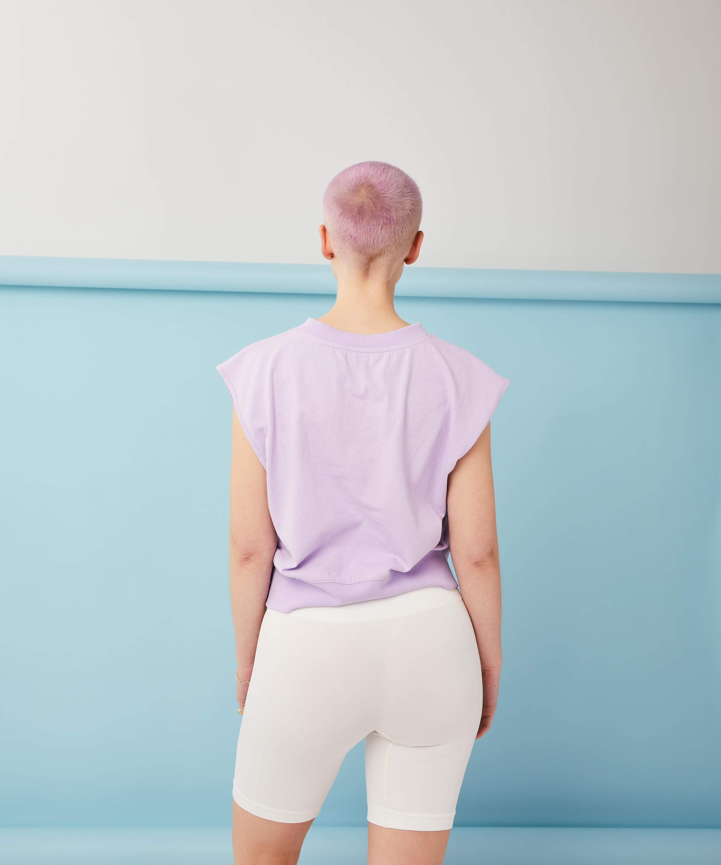 T-shirt Spill The Tea, Bleu, main