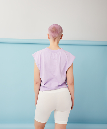 T-shirt Spill The Tea, Bleu