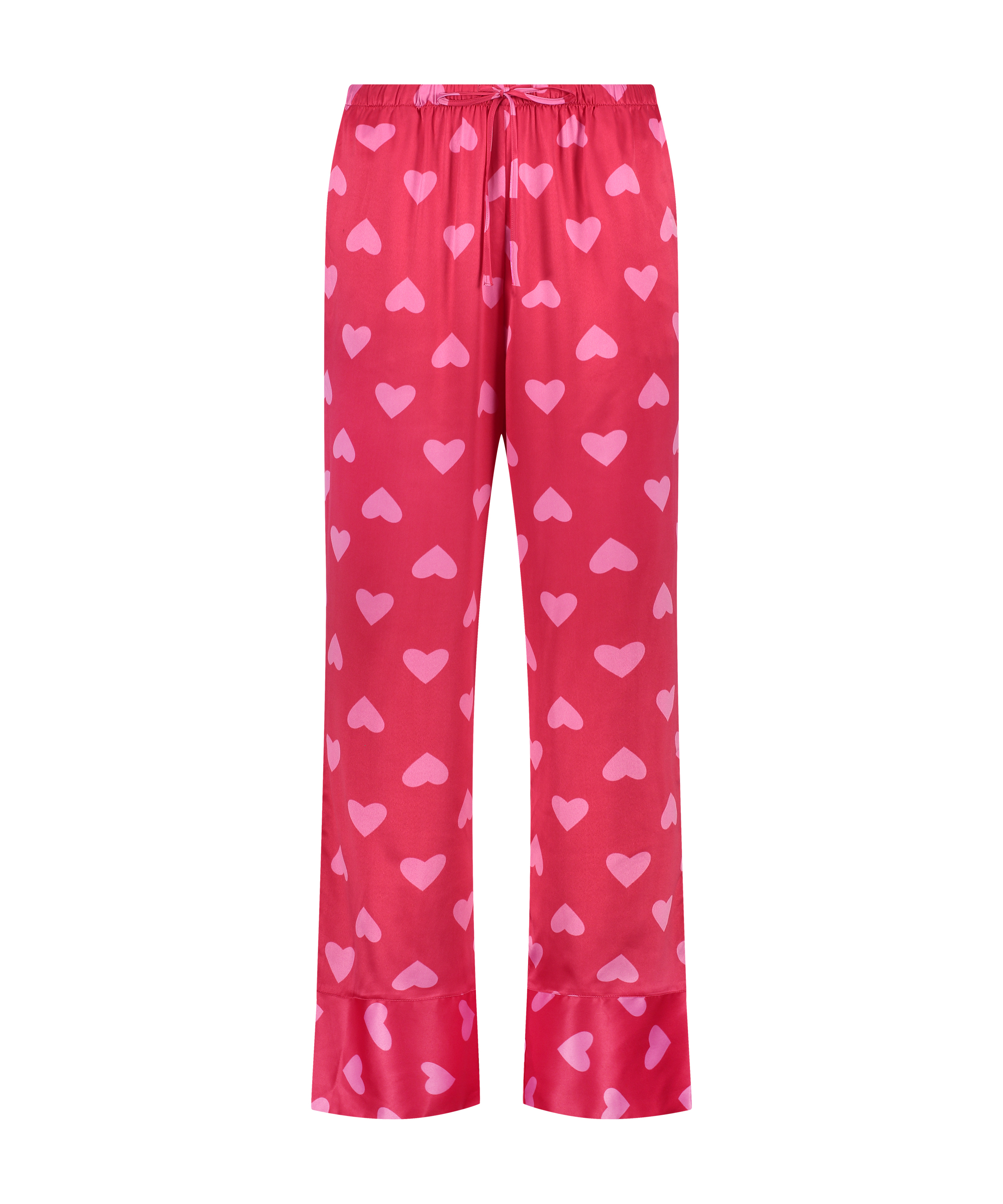 Pantalon Satin, Rouge, main