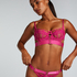 Soutien-gorge à armatures non-préformé longline Sable, Rose