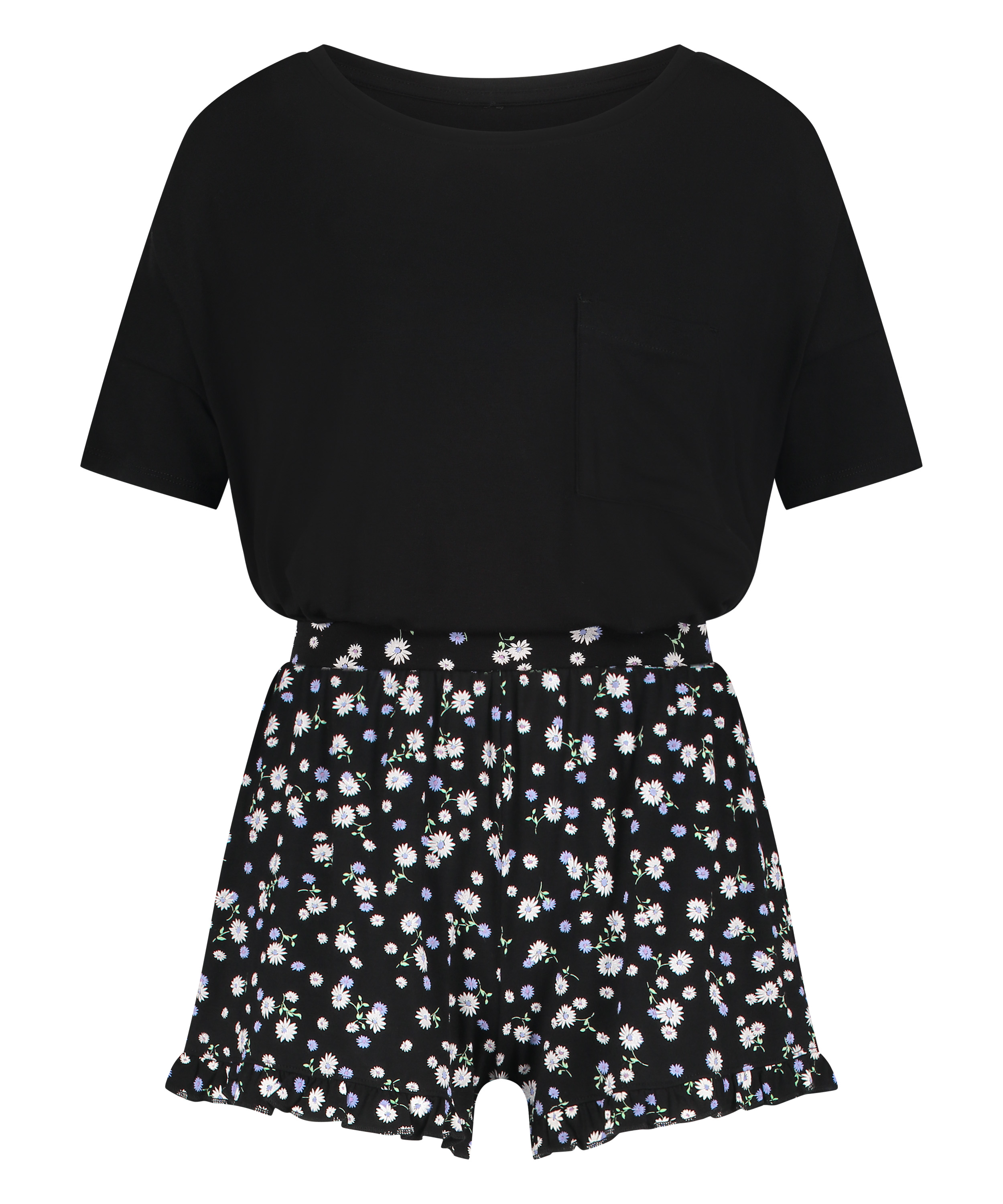 Ensemble de pyjama, Noir, main