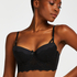 Soutien-gorge à armatures préformé Duckie, Noir
