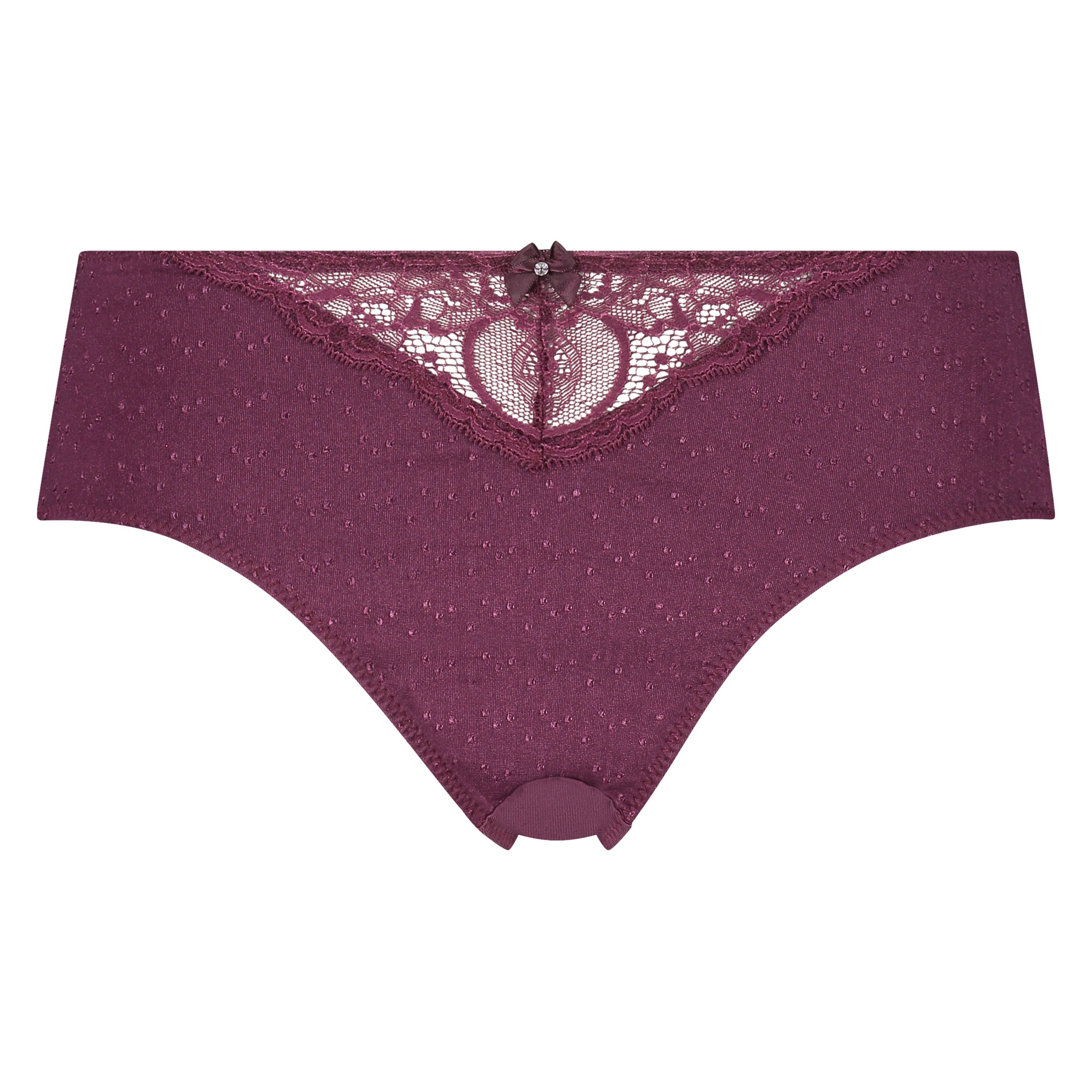 Slip taille haute Sophie, Violet, main