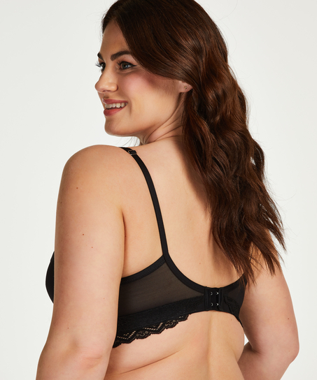 Soutien-gorge rembourré sans soutien-gorge à armatures Rabella I AM Danielle, Noir