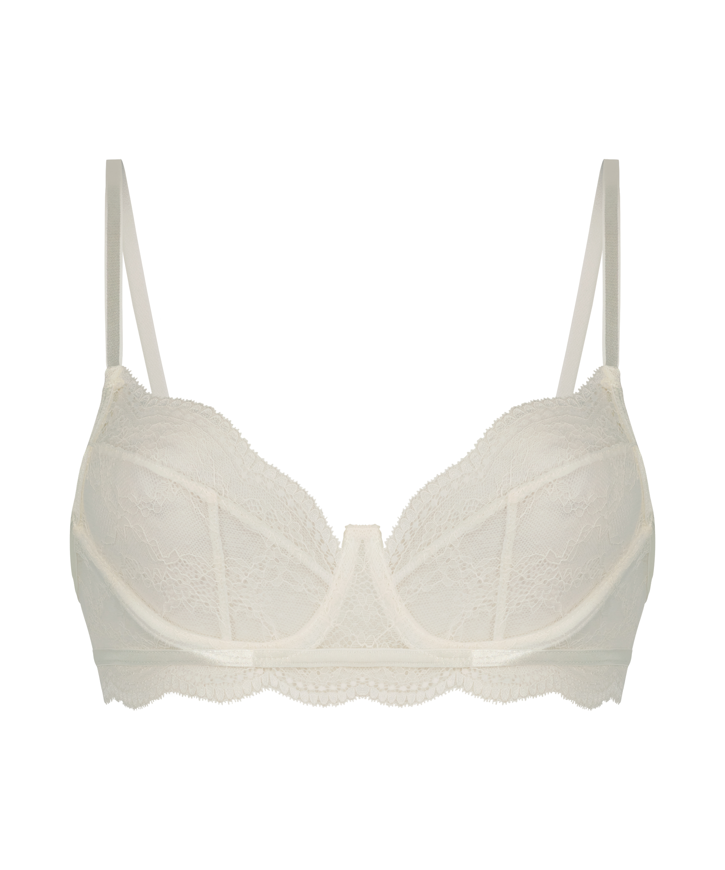 Soutien-gorge non-rembourr&eacute; &agrave; armatures Isabelle, Blanc, main