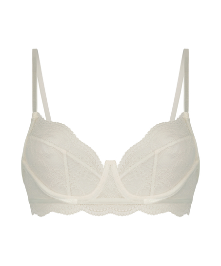 Soutien-gorge non-rembourr&eacute; &agrave; armatures Isabelle, Blanc