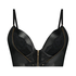 Soutien-gorge &agrave; armatures push-up pr&eacute;form&eacute; longline Talia, Noir