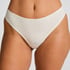 Tanga en coton doux, Beige
