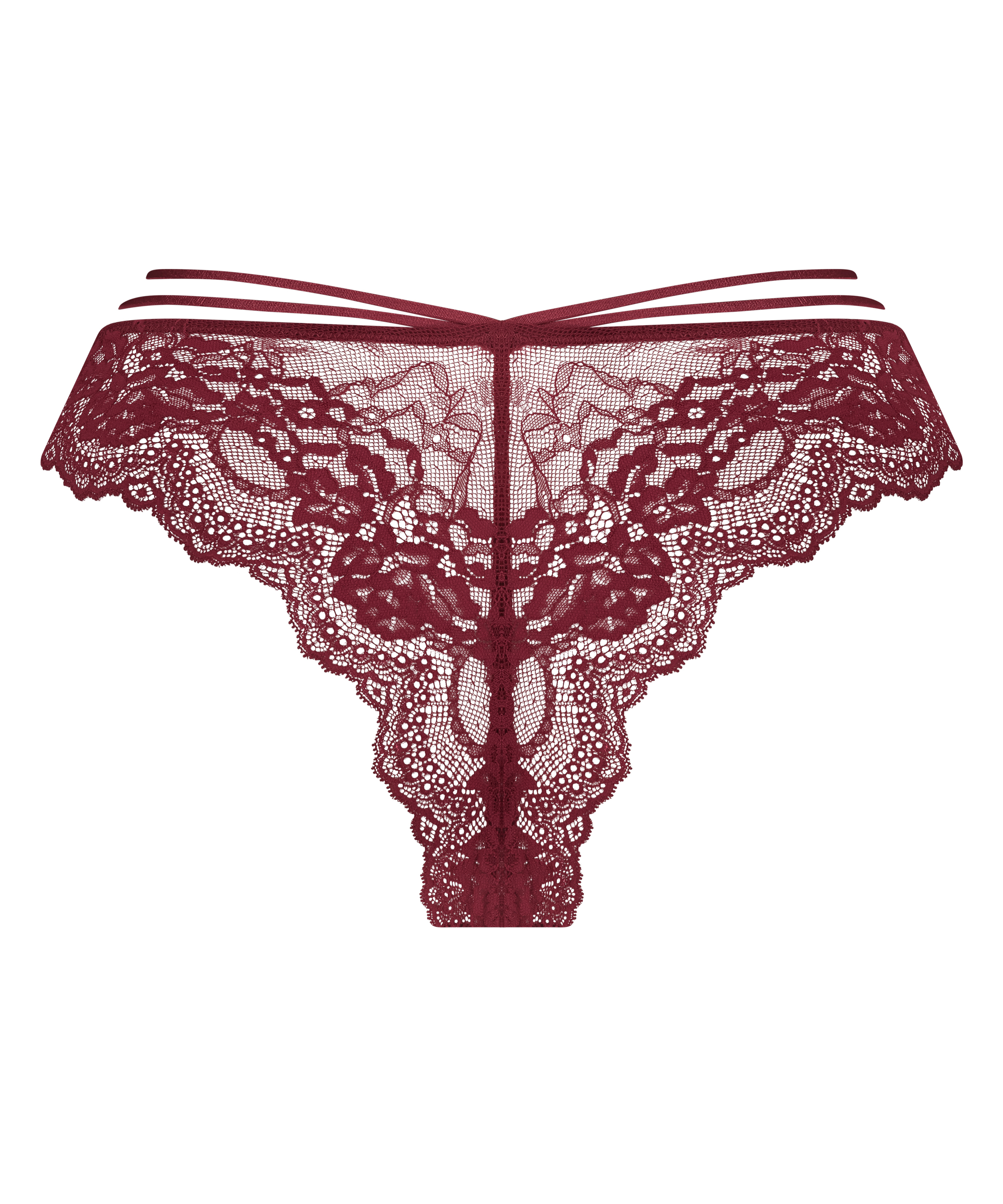 Slip brésilien Shay, Rouge, main