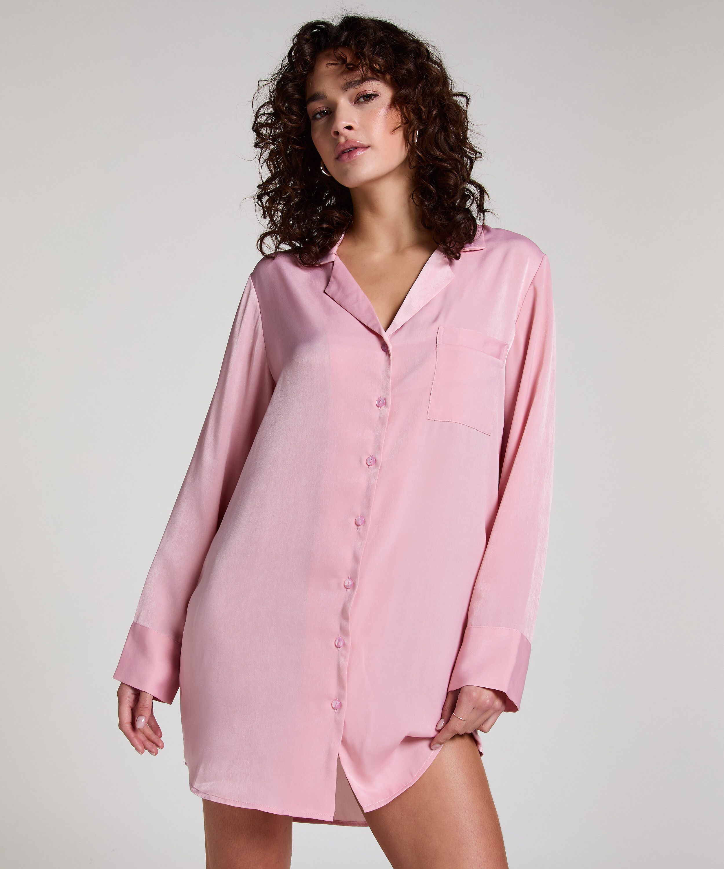 Chemise de nuit Satin, Rose