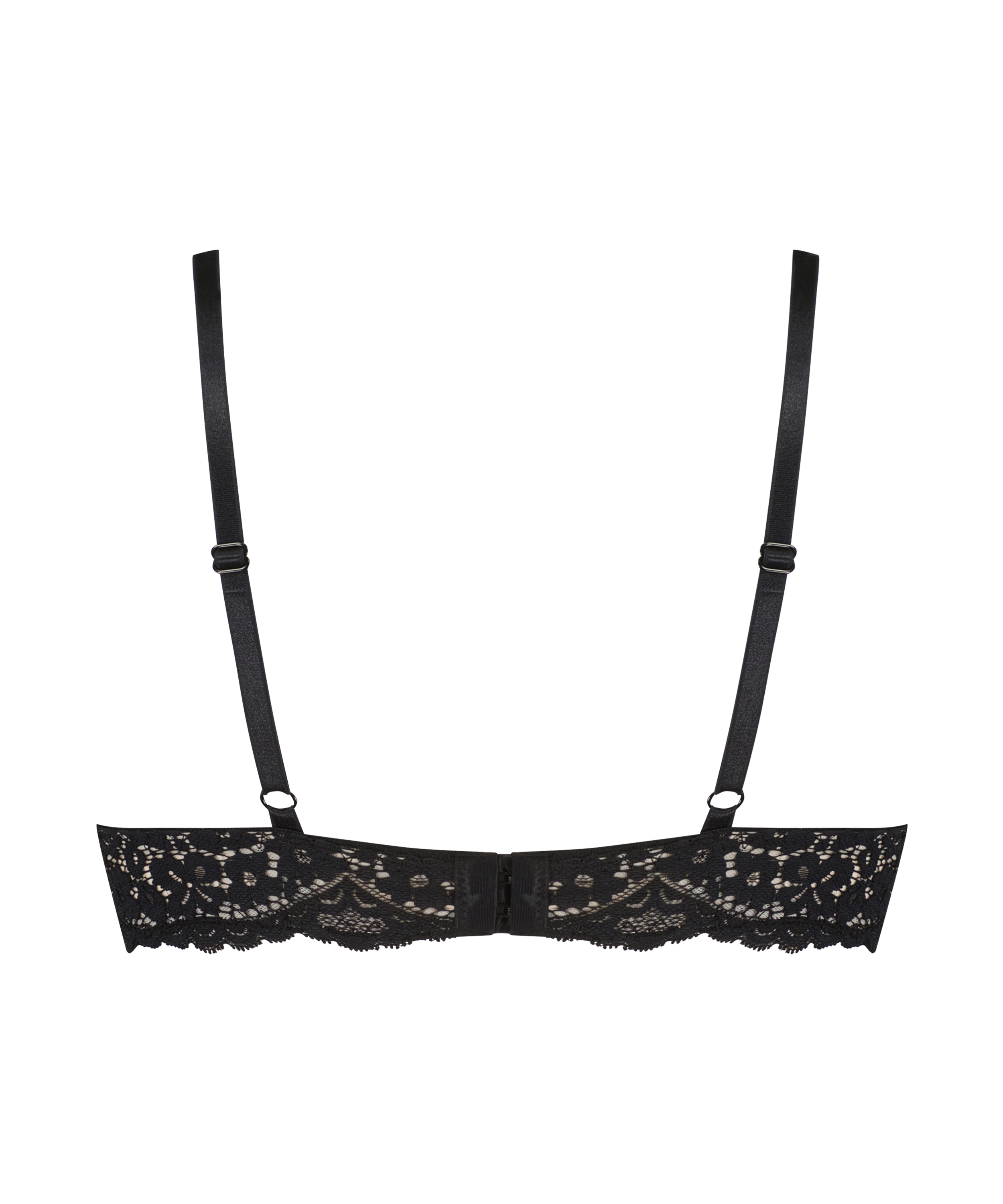 Soutien-gorge push-up à armatures rembourré Rose, Noir, main