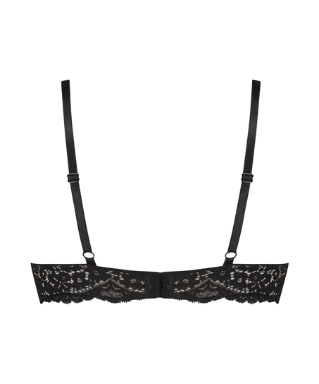 Soutien-gorge push-up à armatures rembourré Rose, Noir