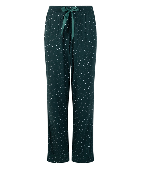 Pantalon de pyjama Jersey, Vert