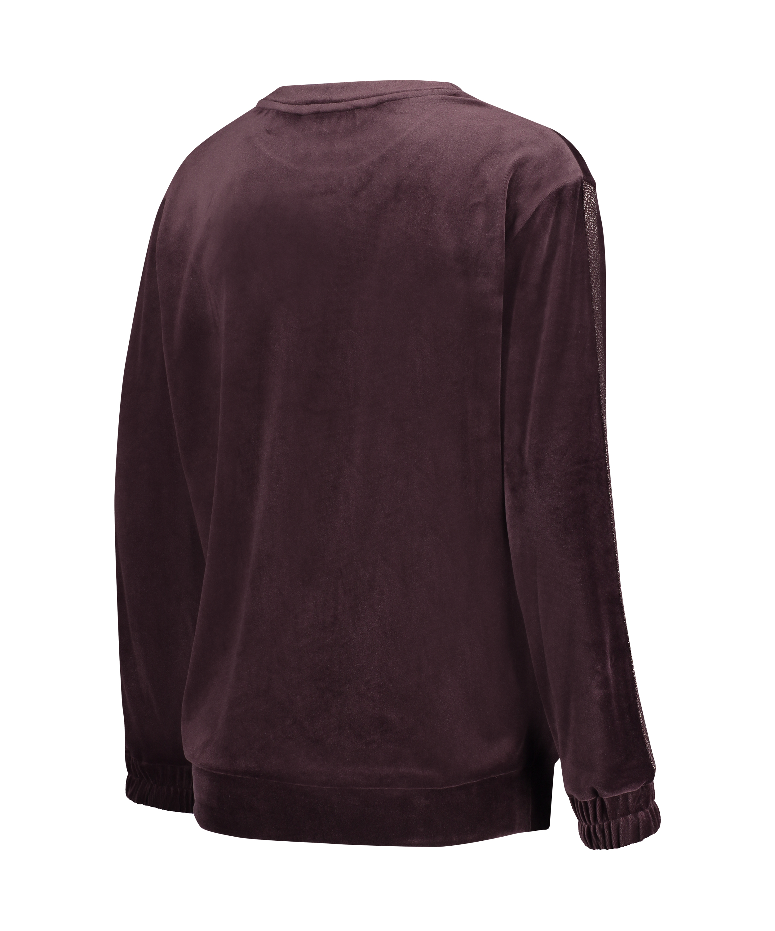 Top de grossesse en velours Shimmer, Violet, main