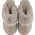 Pantoufles mules Teddy, Marron