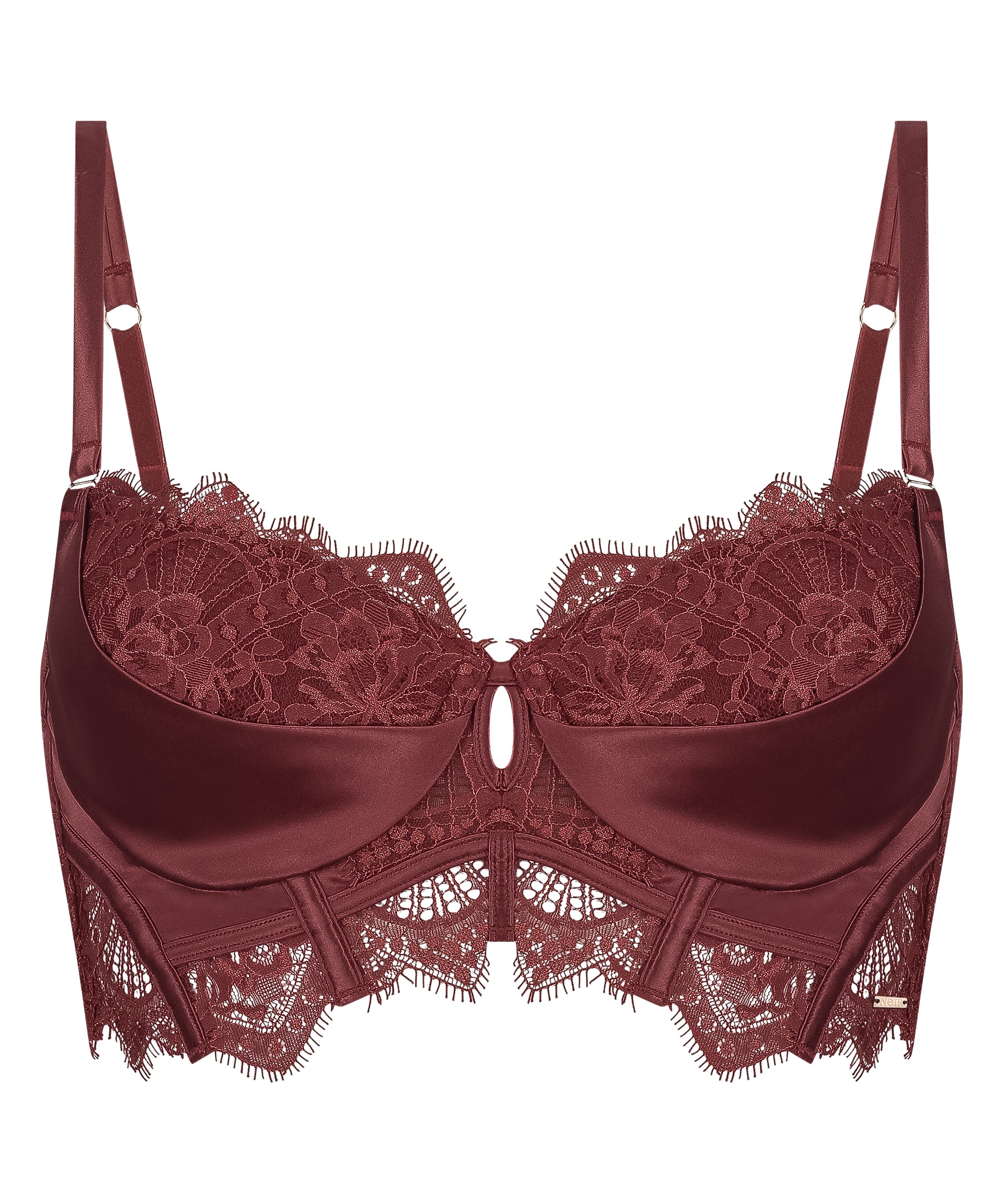 Soutien-gorge à la palangre à armatures préformé Zoé, Rouge, main