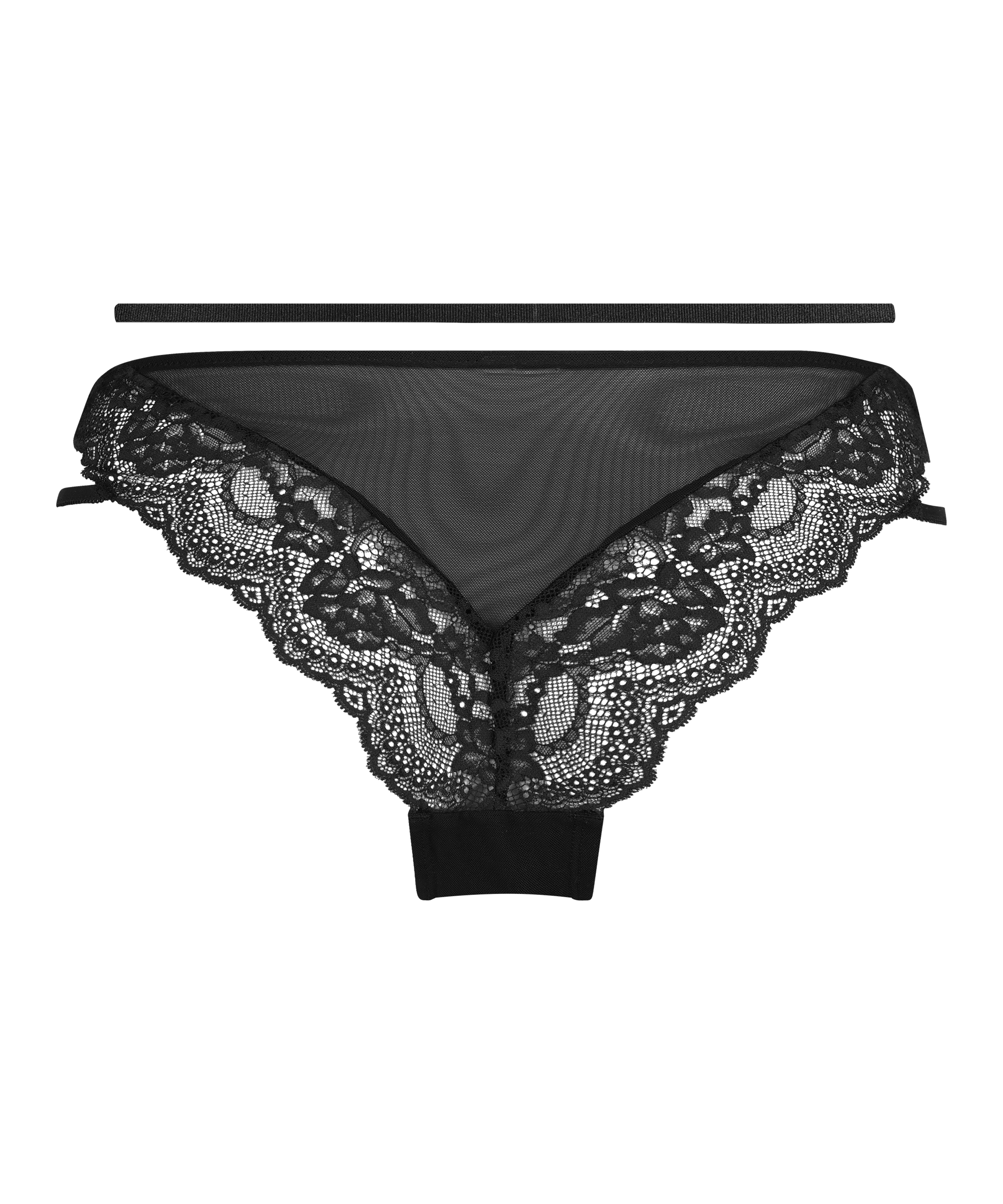 Slip brésilien Amala, Noir, main