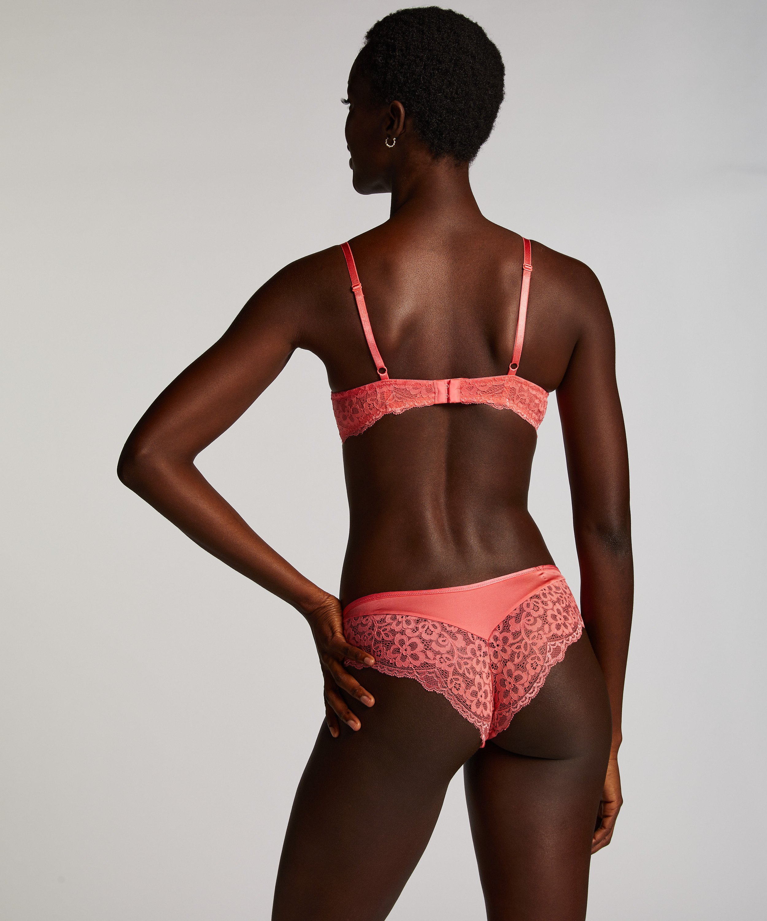 Soutien-gorge à armatures préformé Marine, Rose, main