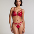 Soutien-gorge &agrave; armatures pr&eacute;form&eacute; push-up Faye, Rouge