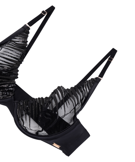Soutien-gorge non-rembourré à armatures Alice, Noir