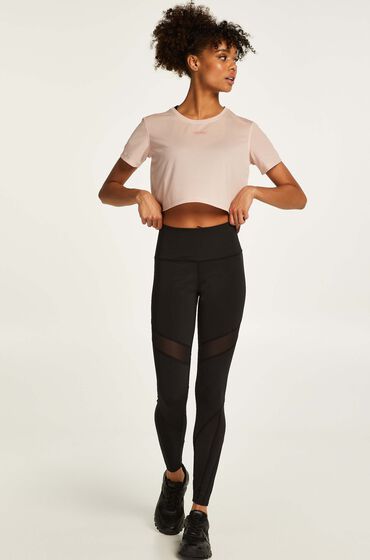Hunkemöller HKMX Legging de sport taille haute Slash Noir