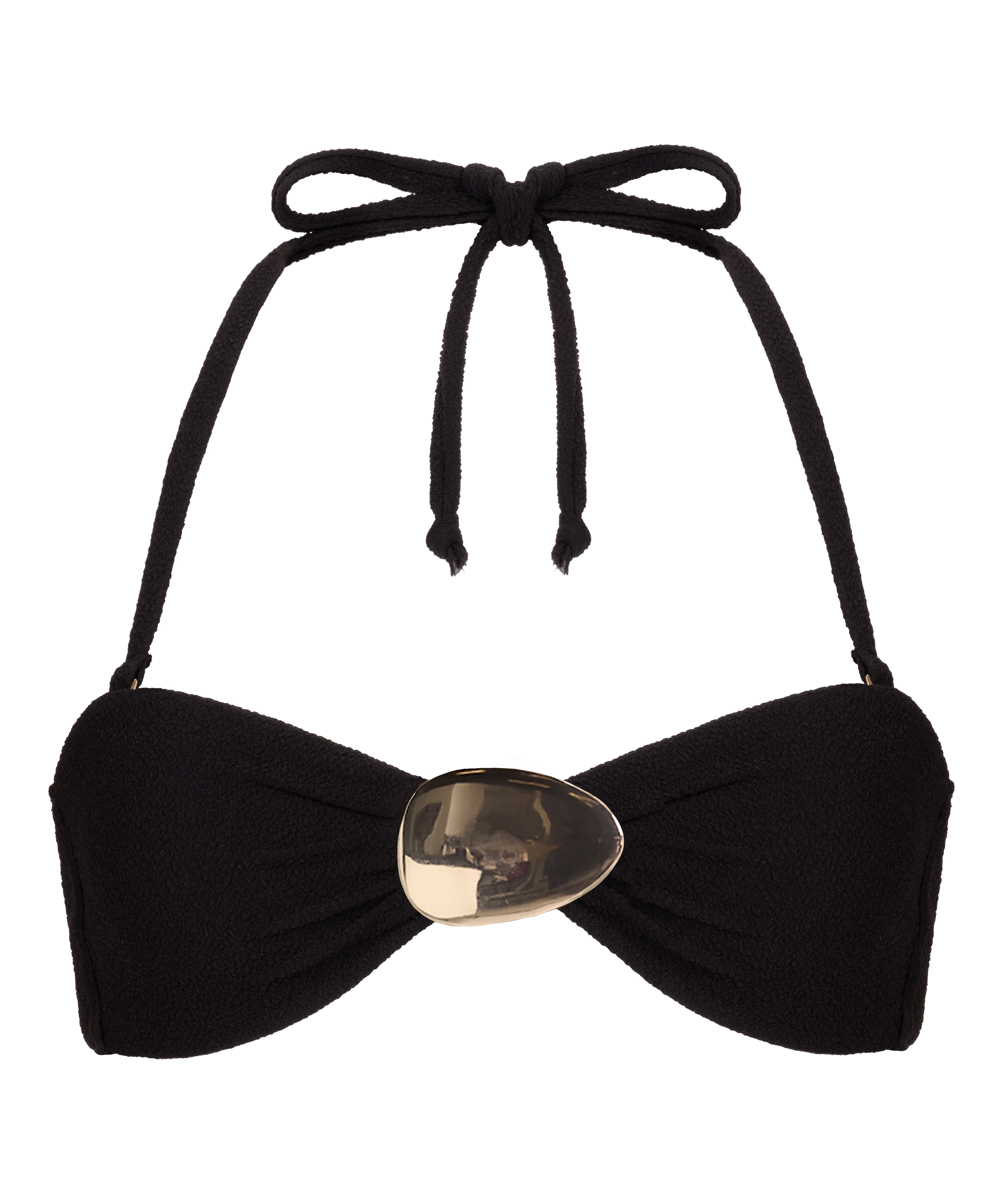 Haut de bikini bandeau Cabo, Noir, main