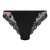 Culotte brésilienne jambe haute Caro, Noir